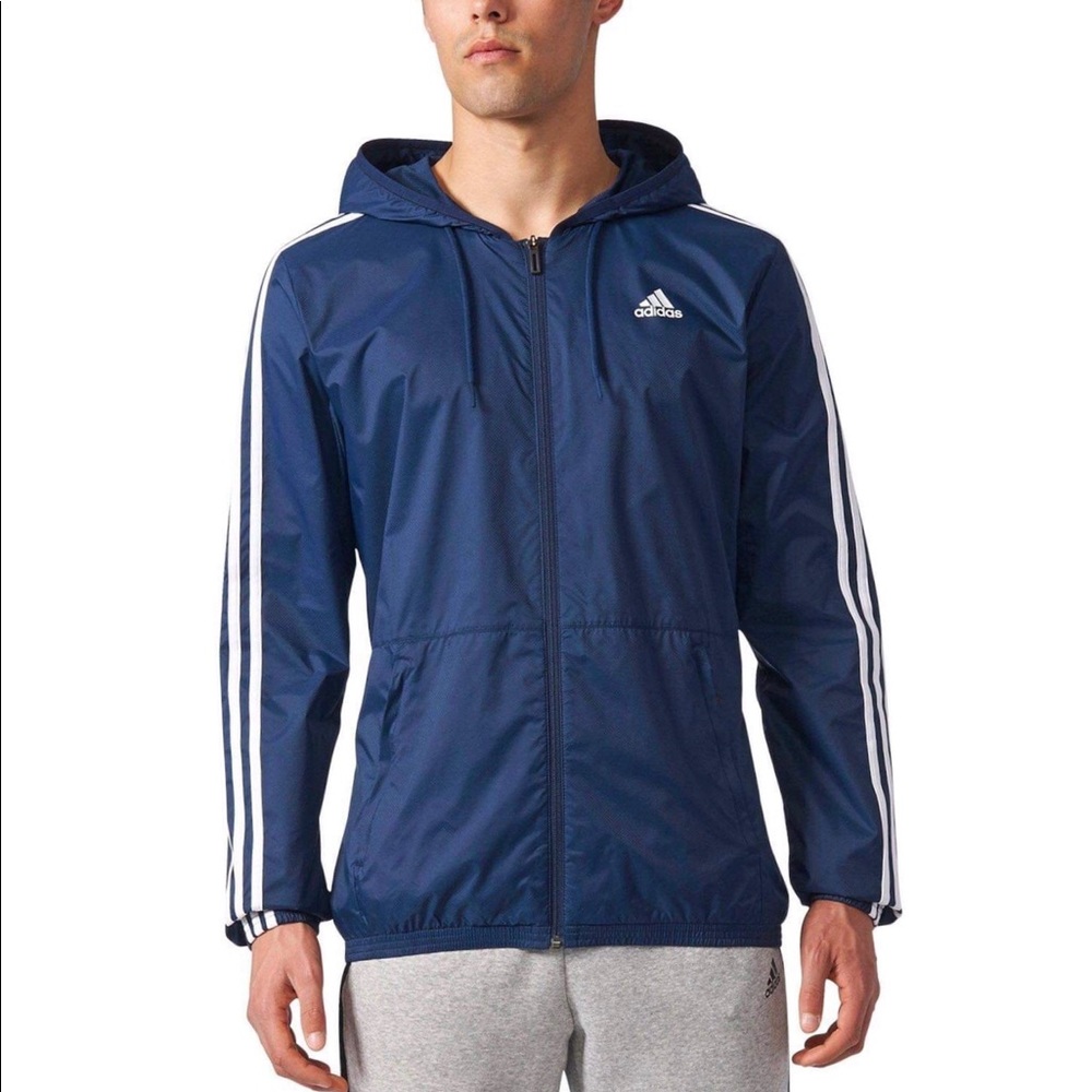 Essentials 3 Stripes Windbreaker